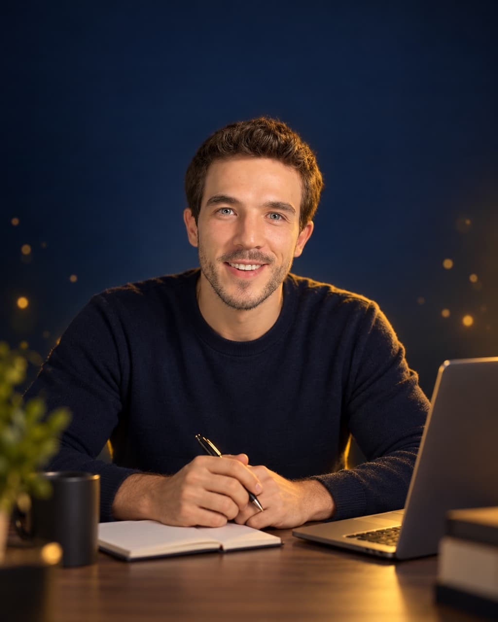 Luis René listo para tu sesión uno a uno